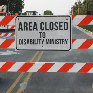 Roadblocks to Starting Disability Ministry