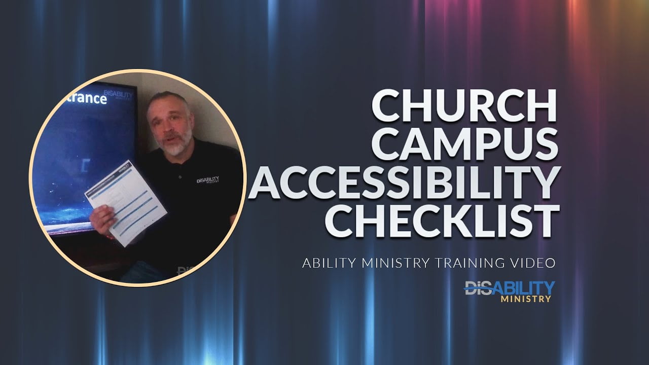 church campus accessibility checklist