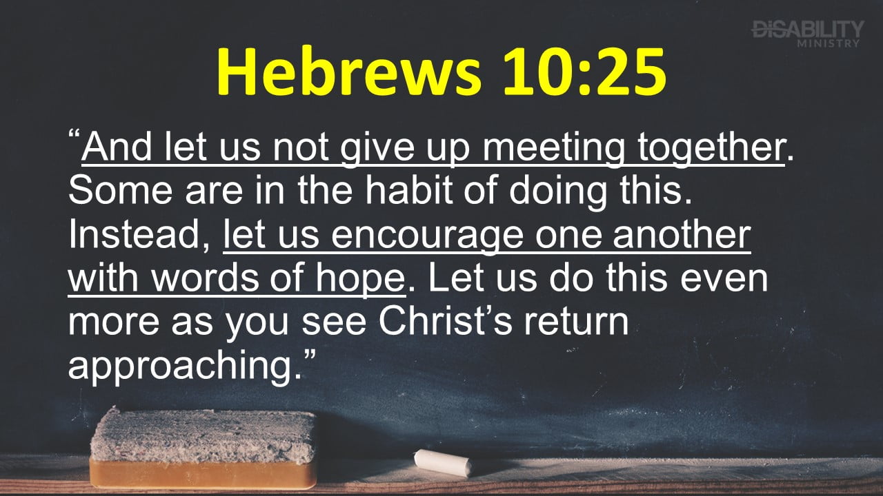 Hebrews 10:25