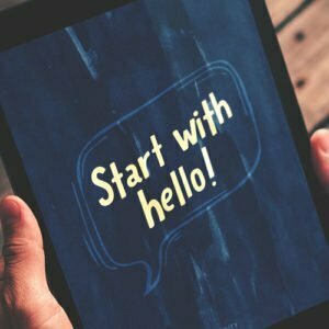 Start With Hello – Free Wallpaper
