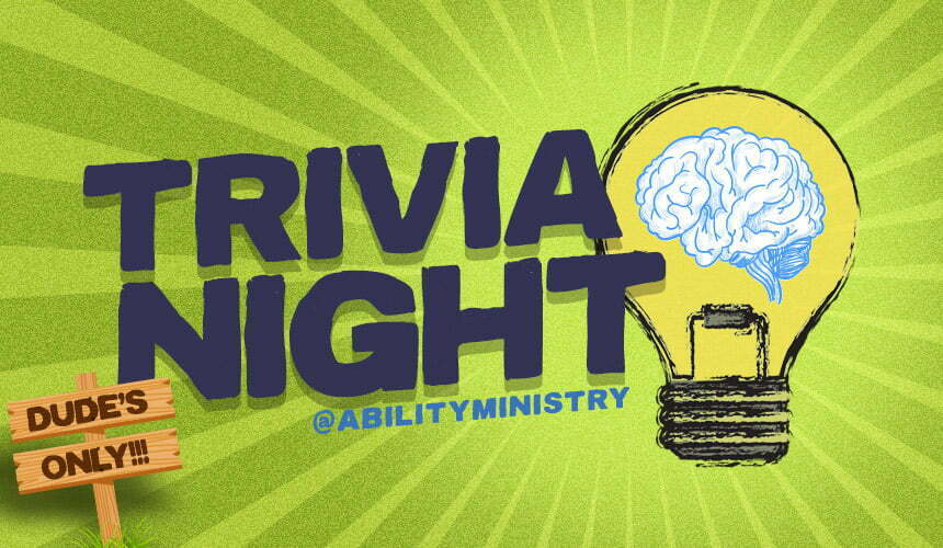 Trivia Night: Getting Men Involved in Disability Ministry