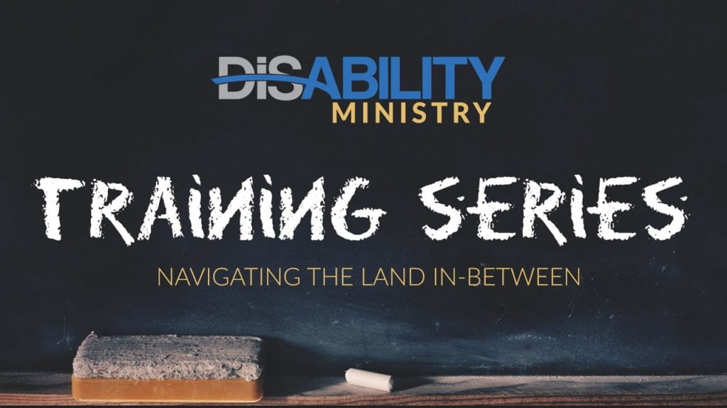 disability ministry training series navigating the land in between