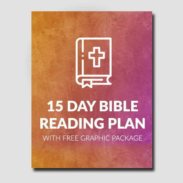 Product image for 15-Day Bible Reading Plan