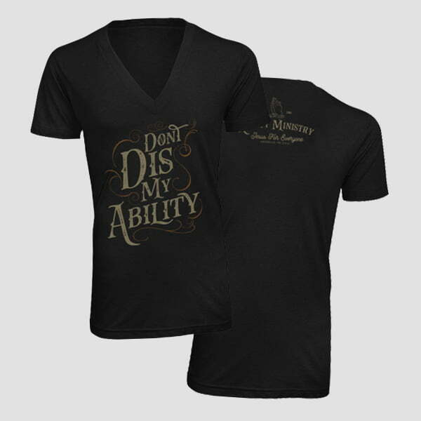 Product image for Don’t Dis My Ability – Men’s V