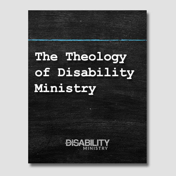 Product image for Theology of Disability Ministry 2016