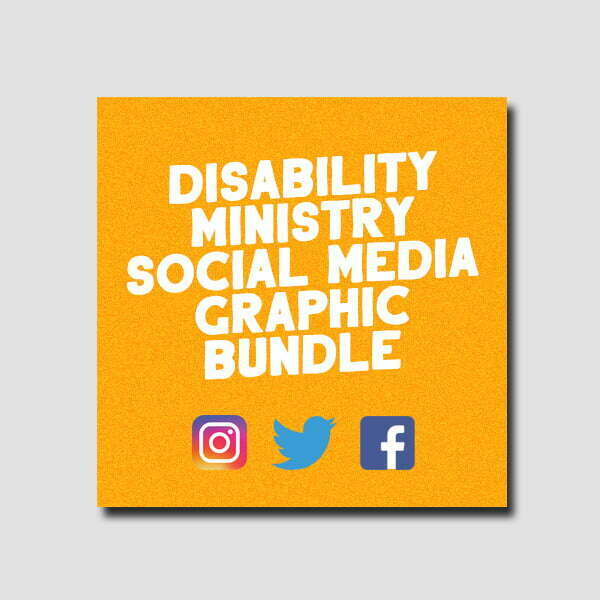 Product image for Disability Ministry Social Media Graphics Bundle