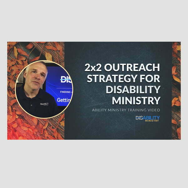 Product image for 2×2 Outreach Strategy for Disability Ministry