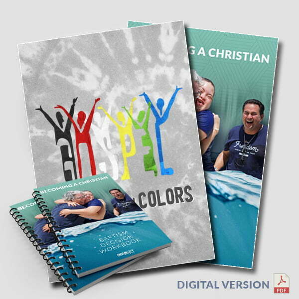 Product image for The Gospel In Colors + Baptism Decision Video Series + Baptism Workbook (Digital)
