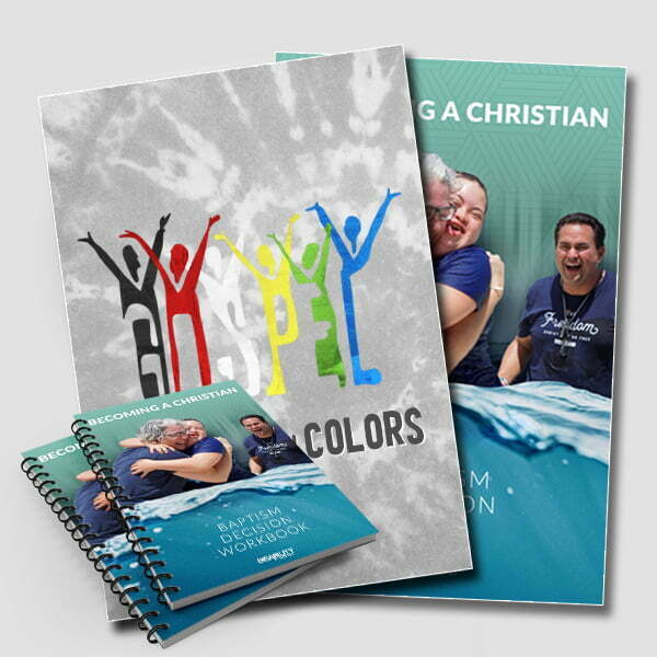 Product image for The Gospel In Colors + Baptism Decision Video Series + Baptism Workbook