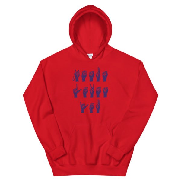 Unisex Heavy Blend Hoodie Red Front 603663b35d09f