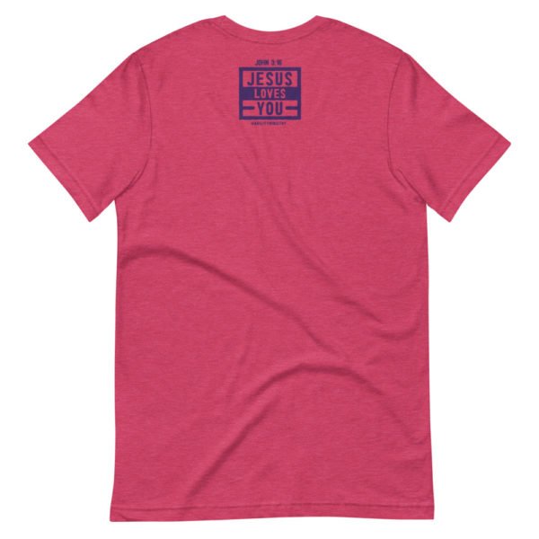 Unisex Premium T Shirt Heather Raspberry Back 603661daaff2c
