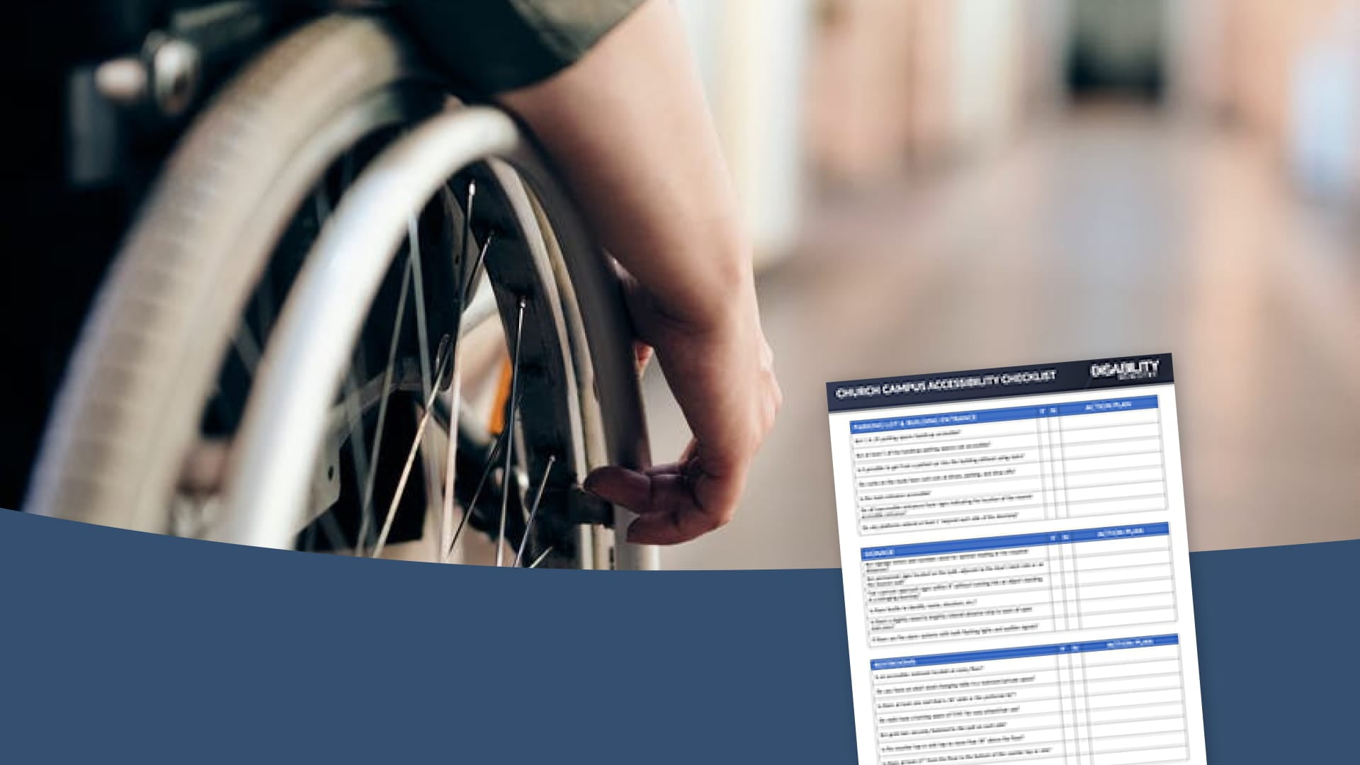 Product image for Disability Ministry Church Campus Accessibility Checklist | PDF Guide