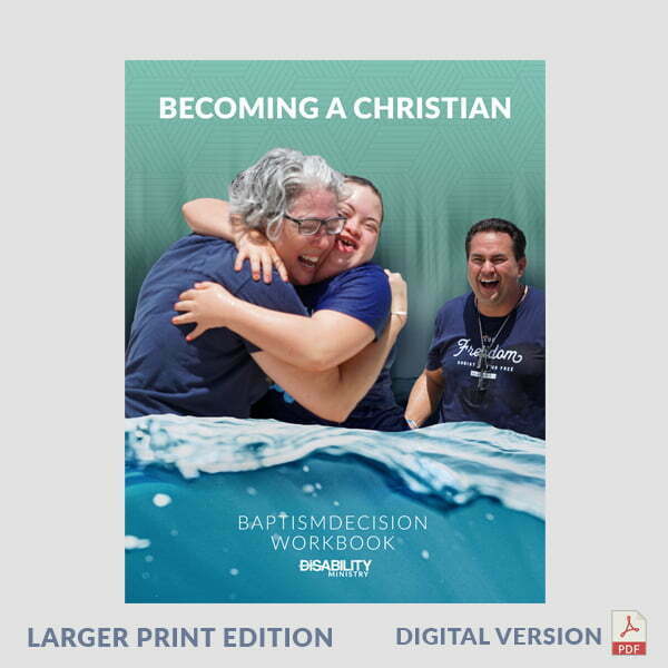 Baptism Decision Workbook larger print edition