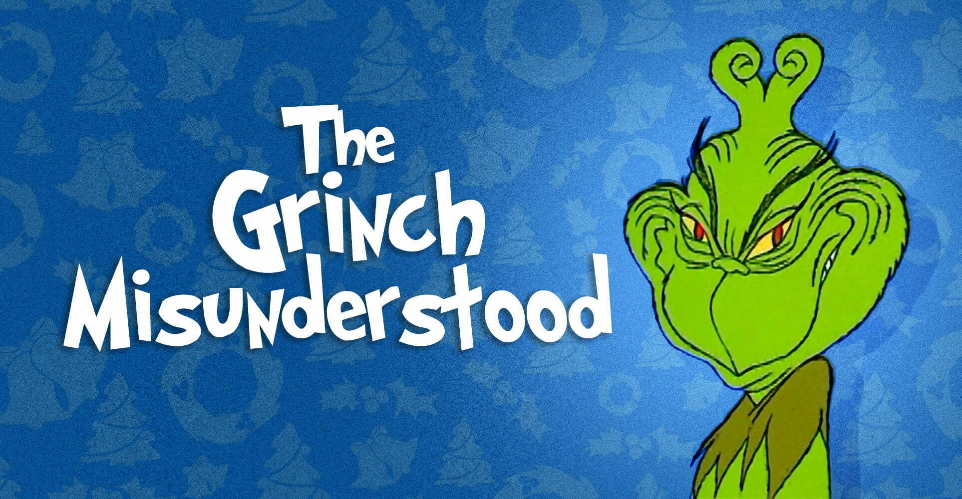 a close Cartoon image of the Grinchup of a logo