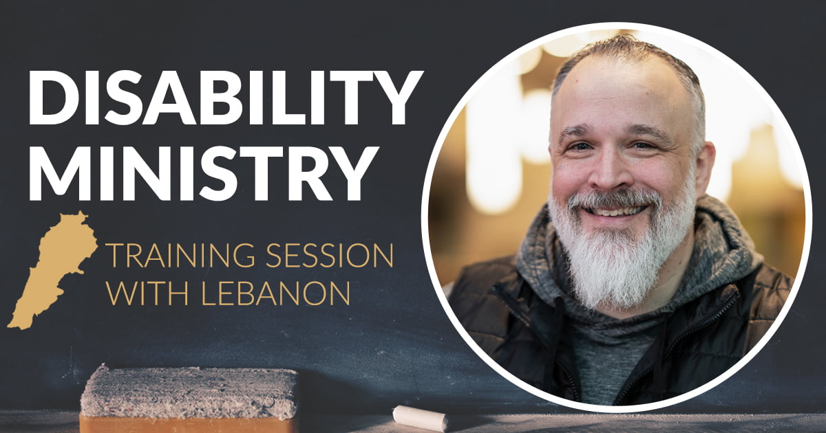Disability Ministry Training Session With Lebanon