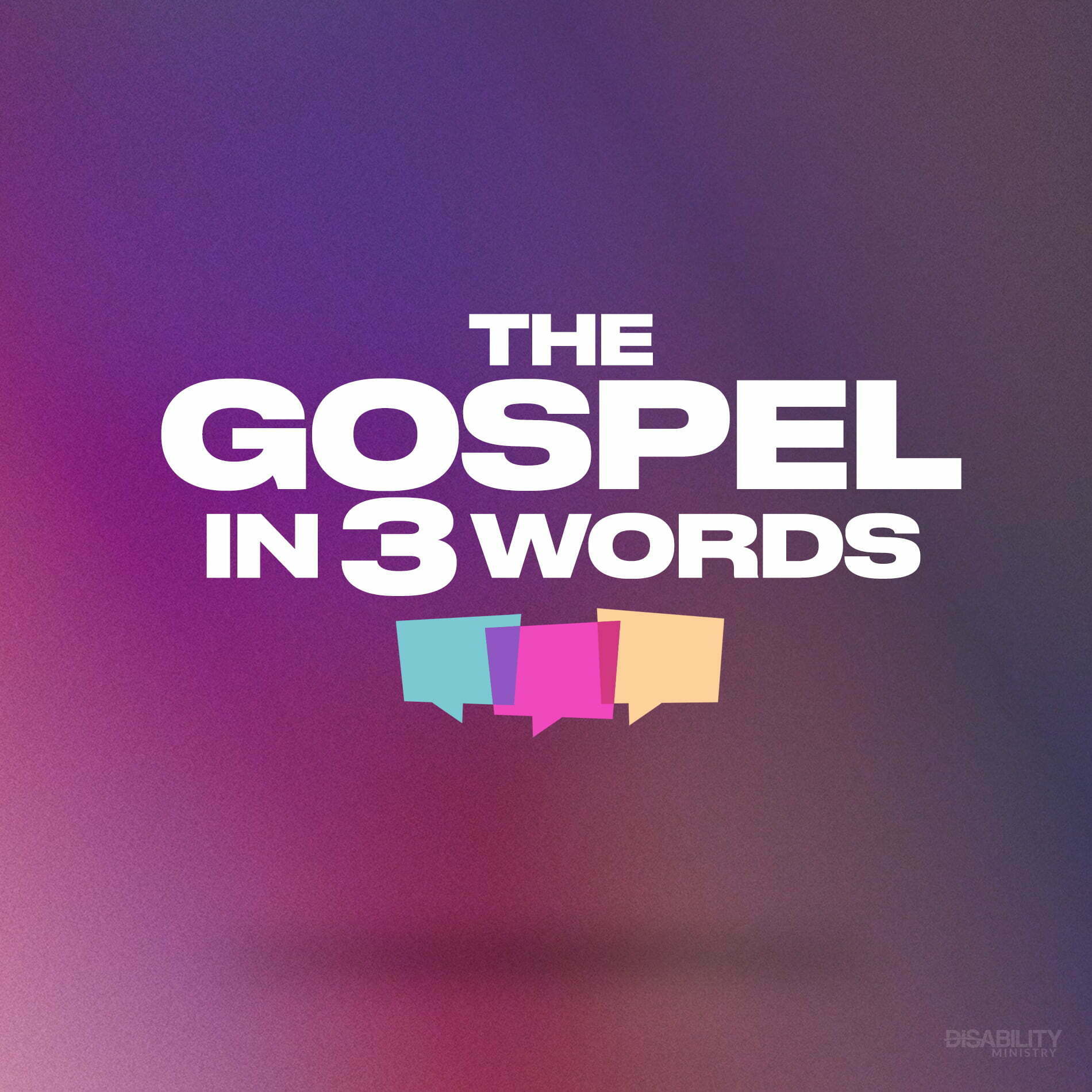 Product image for The Gospel In 3 Words