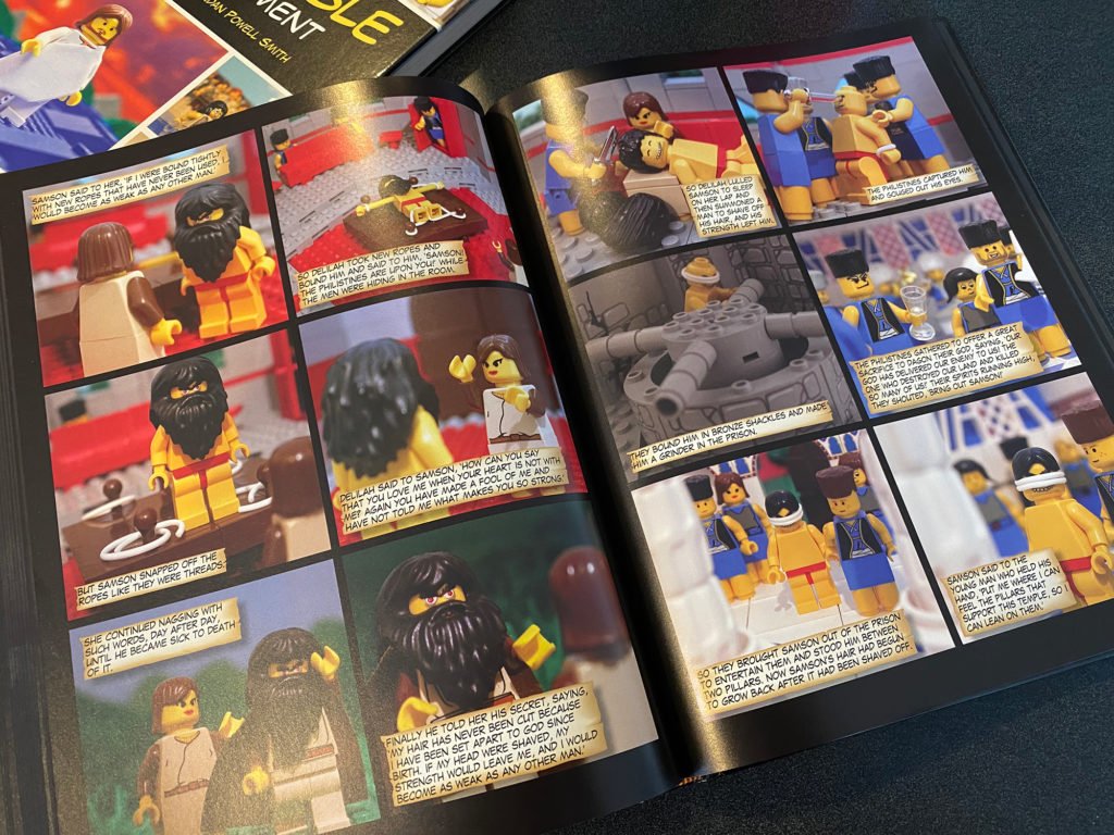 A book with pictures of LEGO characters on it - Review.