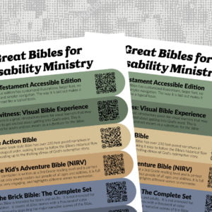Favorite bibles for disability ministry