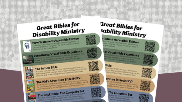 Favorite bibles for disability ministry