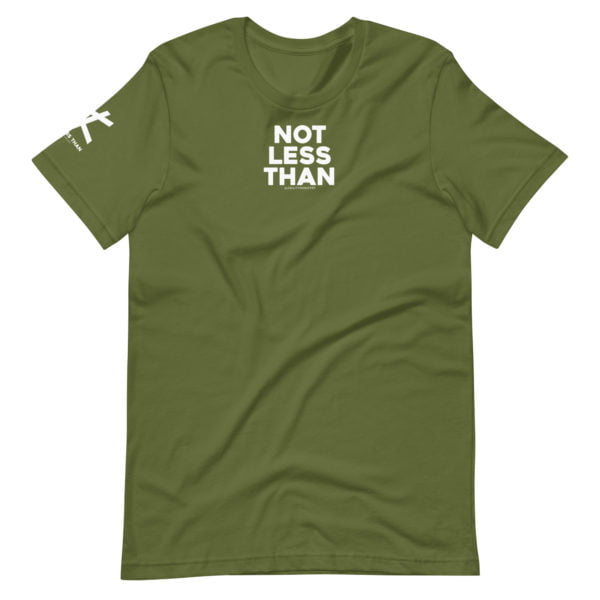 Unisex Staple T Shirt Olive Front 66915fcf23371.jpg