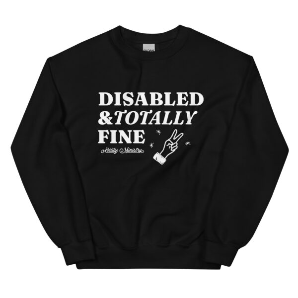 Unisex Crew Neck Sweatshirt Black Front 67bcfbcb949c4.jpg