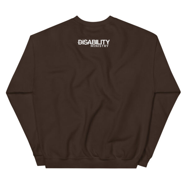 Unisex Crew Neck Sweatshirt Dark Chocolate Back 67b65e2ec8b2e.jpg