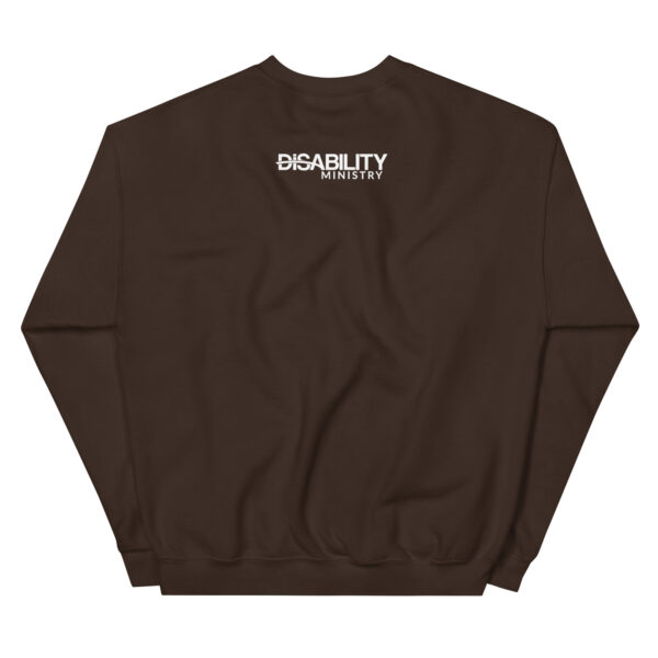 Unisex Crew Neck Sweatshirt Dark Chocolate Back 67bce135f330d.jpg