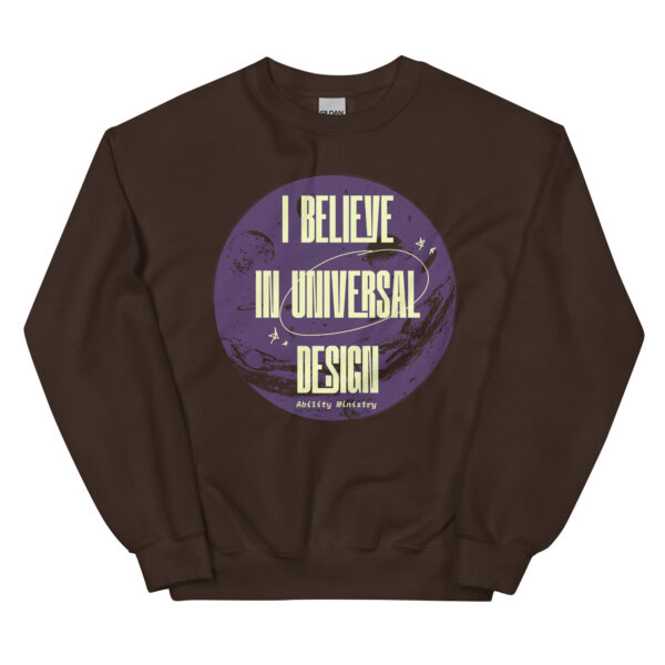 Unisex Crew Neck Sweatshirt Dark Chocolate Front 67b8e8b7cf93f.jpg