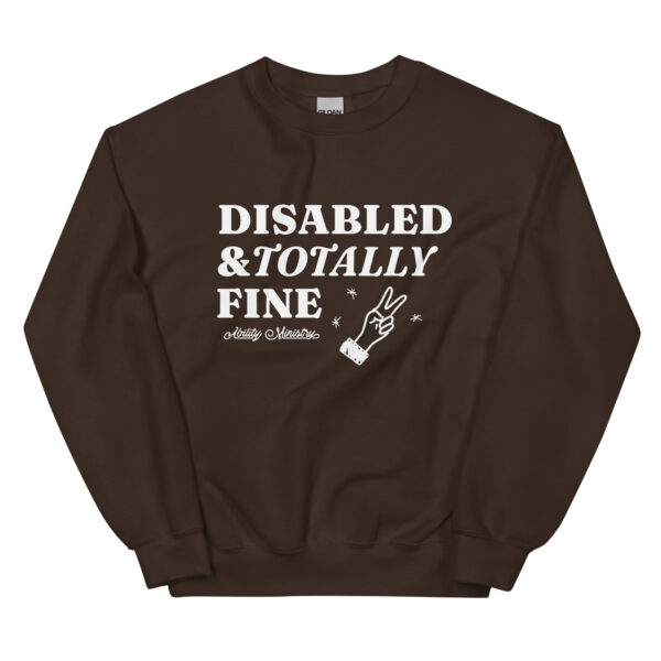 Unisex Crew Neck Sweatshirt Dark Chocolate Front 67bcfbcb99100.jpg