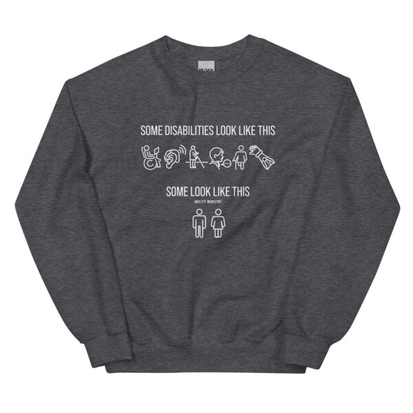 Unisex Crew Neck Sweatshirt Dark Heather Front 67bce13645ab4.jpg