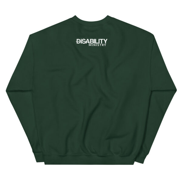 Unisex Crew Neck Sweatshirt Forest Green Back 67b65e2f01b96.jpg