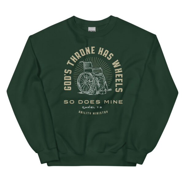 Unisex Crew Neck Sweatshirt Forest Green Front 67ae73932ff56.jpg