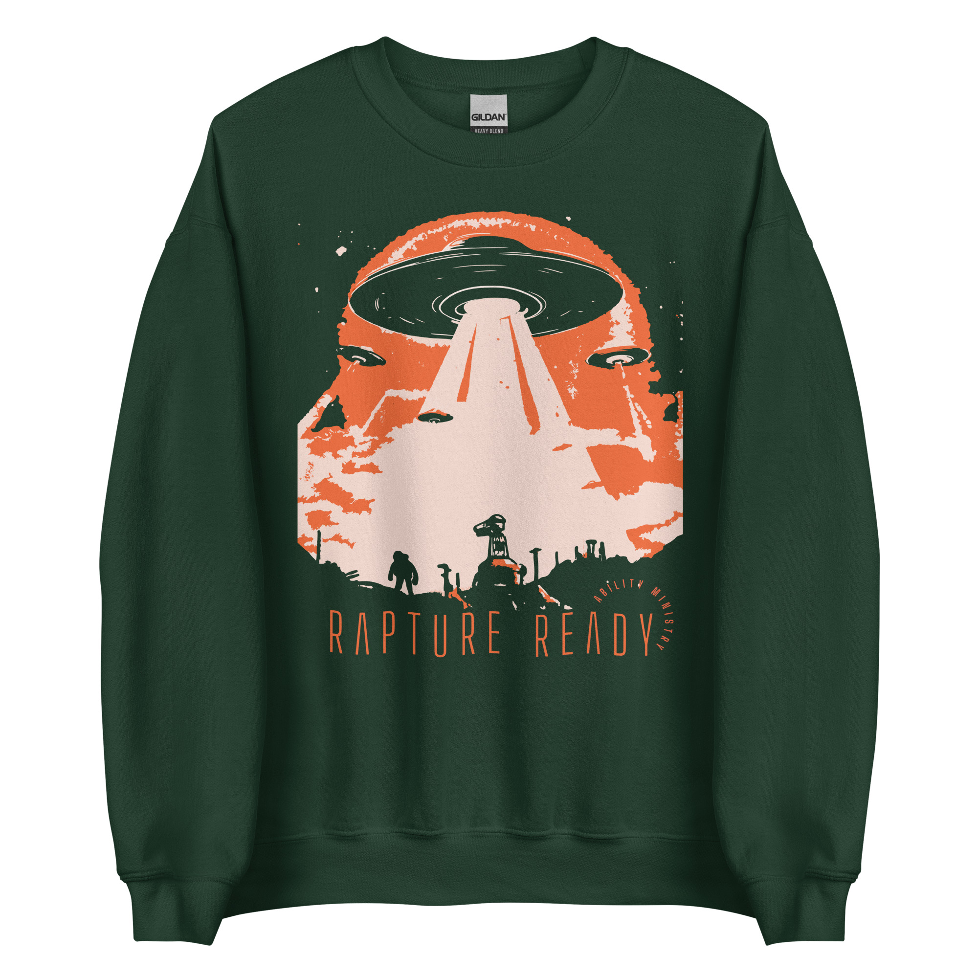 Unisex Crew Neck Sweatshirt Forest Green Front 67b484e8ec39a.jpg