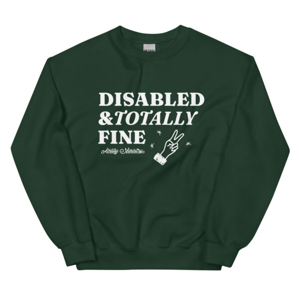 Unisex Crew Neck Sweatshirt Forest Green Front 67bcfbcbae9b6.jpg