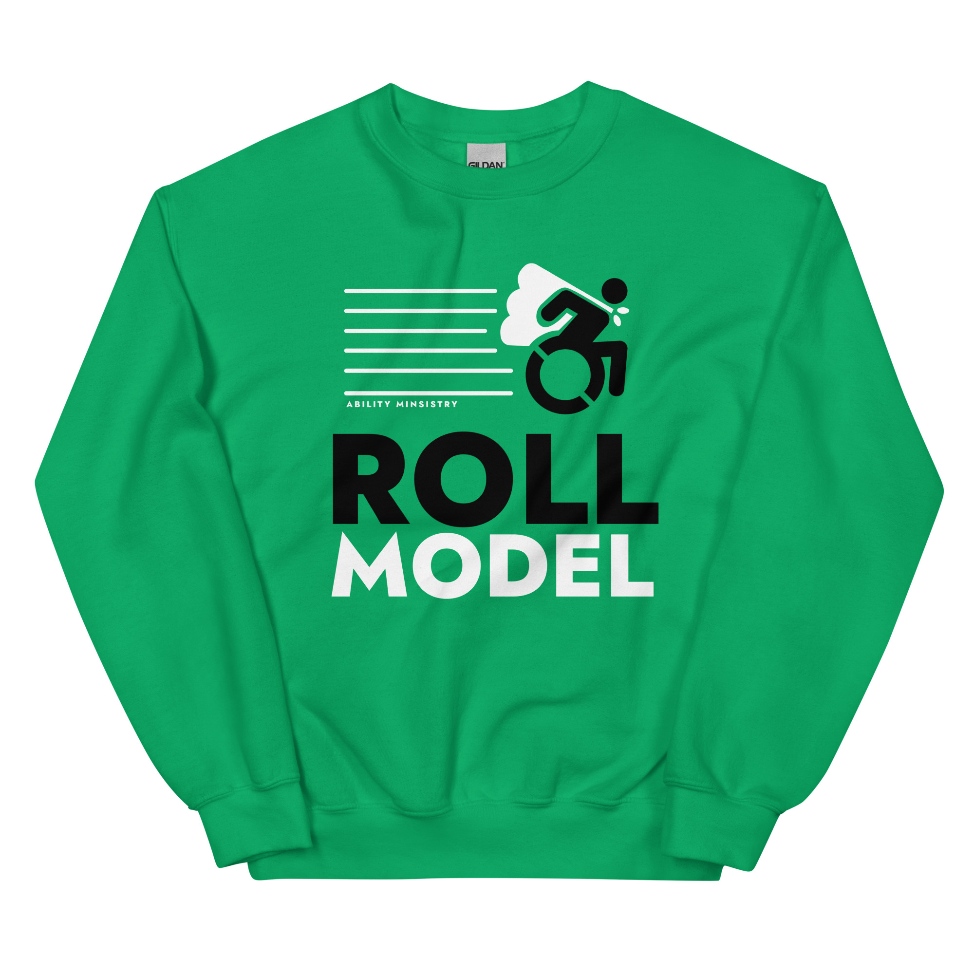 Unisex Crew Neck Sweatshirt Irish Green Front 67ae7c905f130.jpg