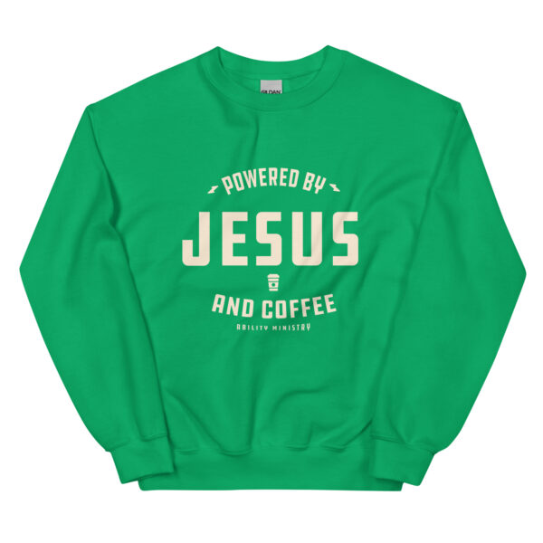 Unisex Crew Neck Sweatshirt Irish Green Front 67afa25c47490.jpg