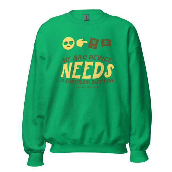 Unisex Crew Neck Sweatshirt Irish Green Front 67b480a017b3f.jpg