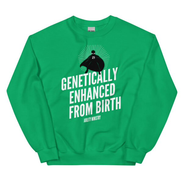 Unisex Crew Neck Sweatshirt Irish Green Front 67b8eec775ff0.jpg