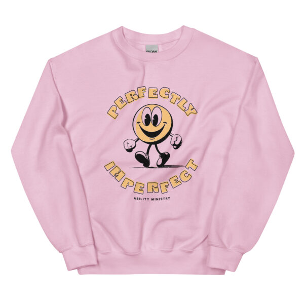 Unisex Crew Neck Sweatshirt Light Pink Front 67b5edc94e8f8.jpg