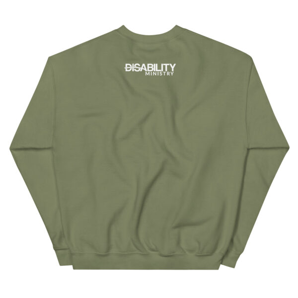 Unisex Crew Neck Sweatshirt Military Green Back 67b65e2f53aaa.jpg