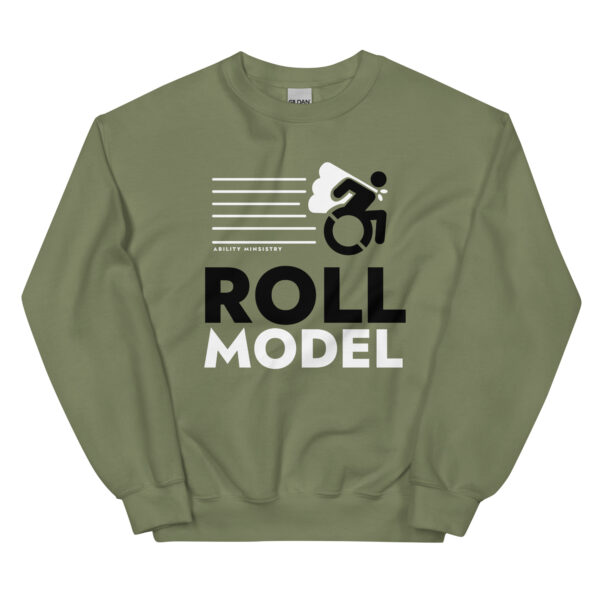 Unisex Crew Neck Sweatshirt Military Green Front 67ae7c9081d49.jpg