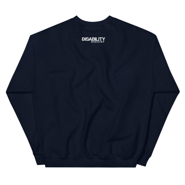 Unisex Crew Neck Sweatshirt Navy Back 67ae6a9ccfd73.jpg