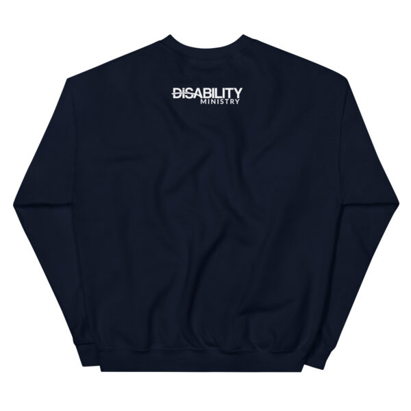 Unisex Crew Neck Sweatshirt Navy Back 67b65e2ec51e4.jpg