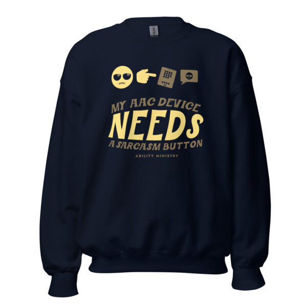 Unisex Crew Neck Sweatshirt Navy Front 67b480a01f59b.jpg