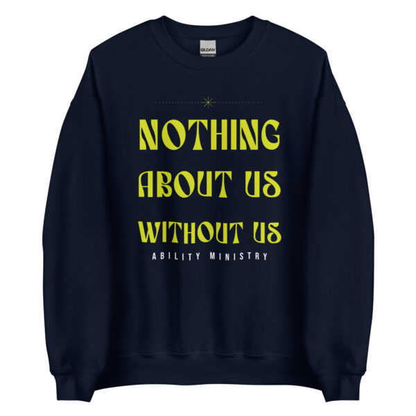 Unisex Crew Neck Sweatshirt Navy Front 67b665654781e 1.jpg