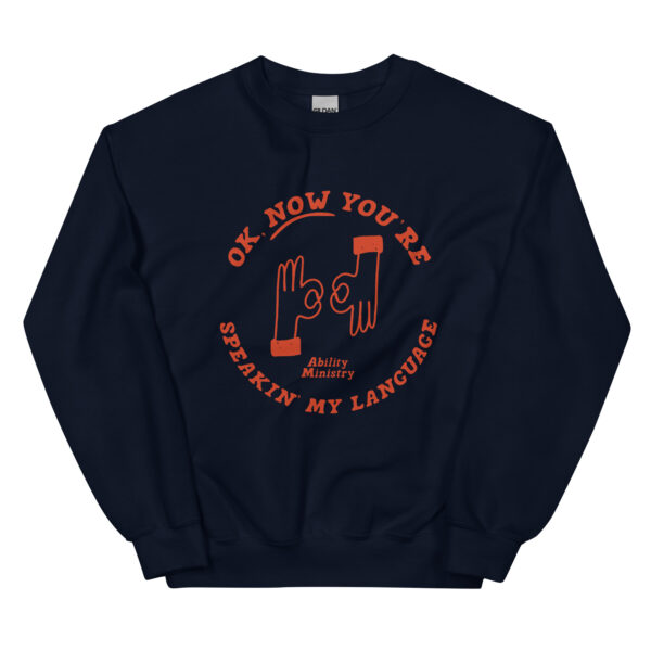 Unisex Crew Neck Sweatshirt Navy Front 67b88b476e167.jpg