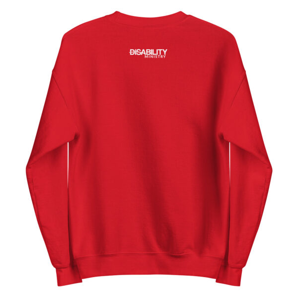 Unisex Crew Neck Sweatshirt Red Back 67abaf3b892e5.jpg