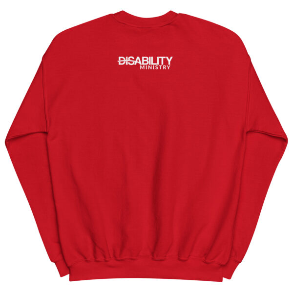 Unisex Crew Neck Sweatshirt Red Back 67ae2f64e1454.jpg