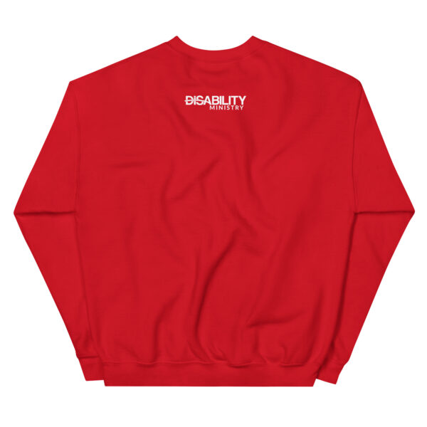 Unisex Crew Neck Sweatshirt Red Back 67afa25bbccca.jpg