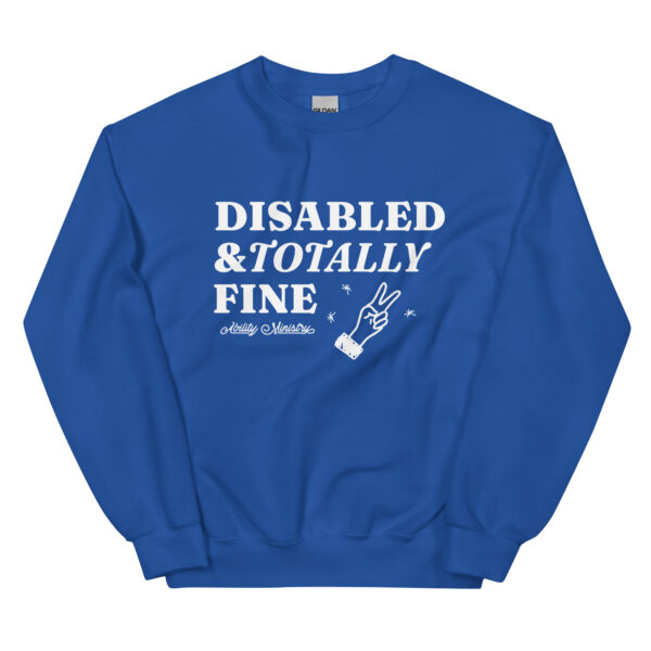 Unisex Crew Neck Sweatshirt Royal Front 67bcfbcbd70fb.jpg